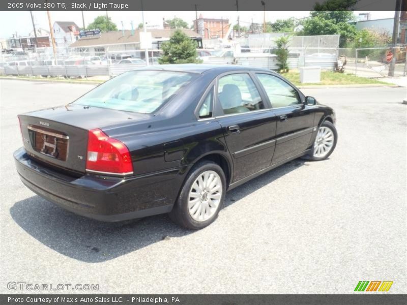 Black / Light Taupe 2005 Volvo S80 T6