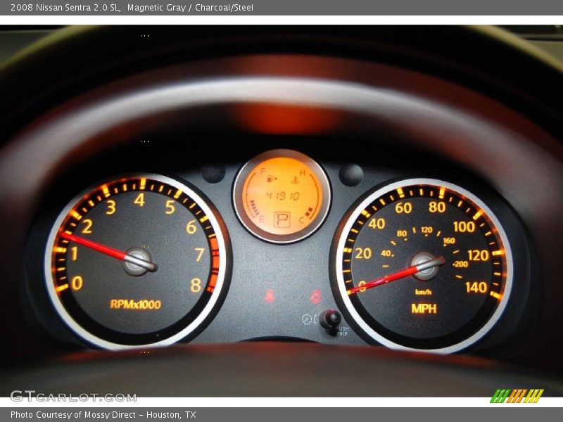 Magnetic Gray / Charcoal/Steel 2008 Nissan Sentra 2.0 SL