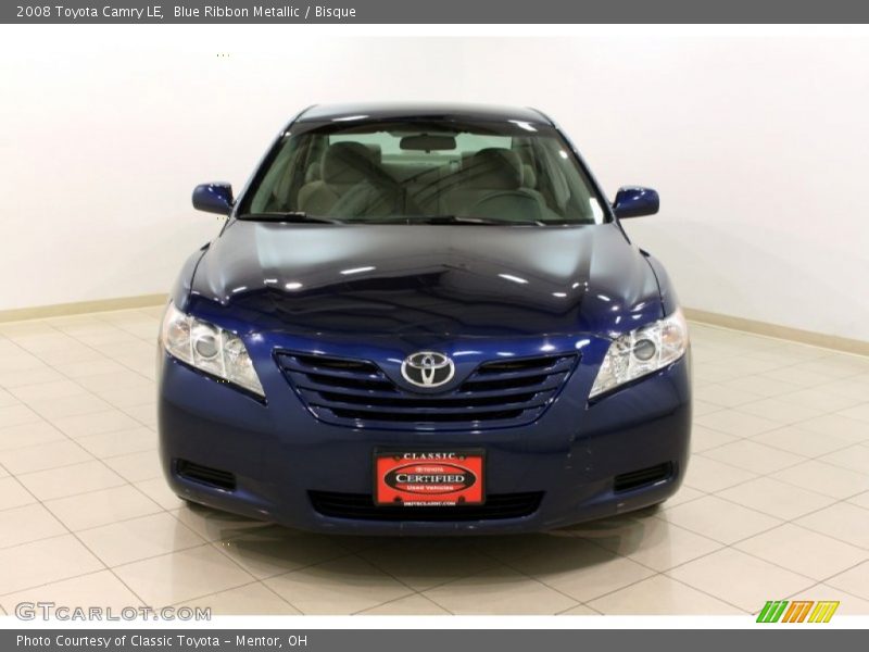 Blue Ribbon Metallic / Bisque 2008 Toyota Camry LE