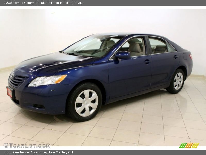 Blue Ribbon Metallic / Bisque 2008 Toyota Camry LE