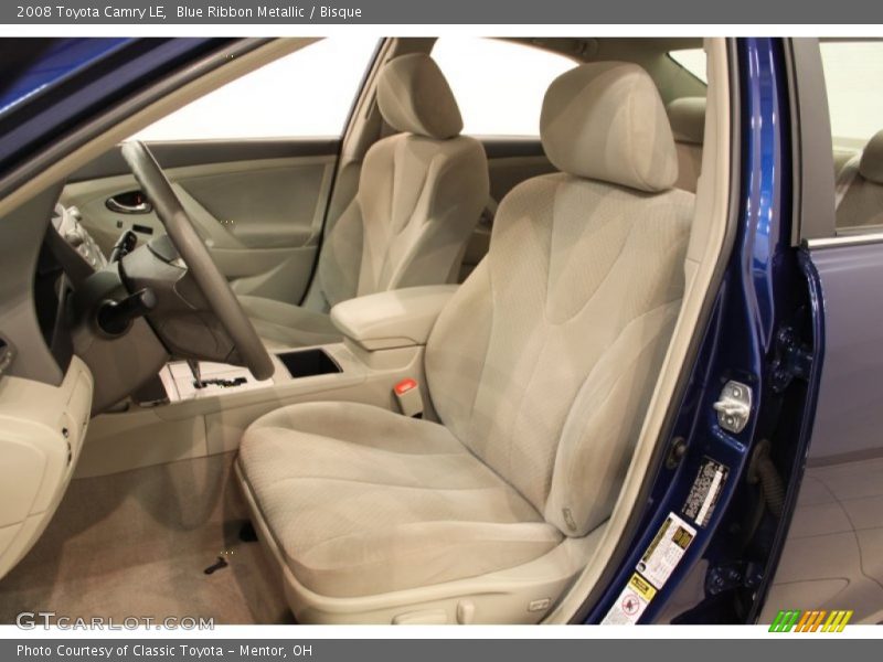 Blue Ribbon Metallic / Bisque 2008 Toyota Camry LE