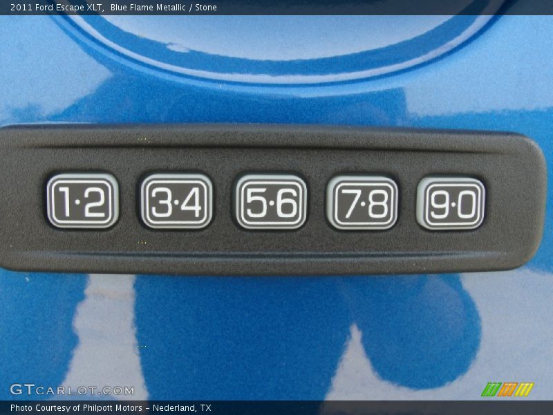 Blue Flame Metallic / Stone 2011 Ford Escape XLT