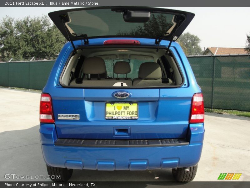 Blue Flame Metallic / Stone 2011 Ford Escape XLT