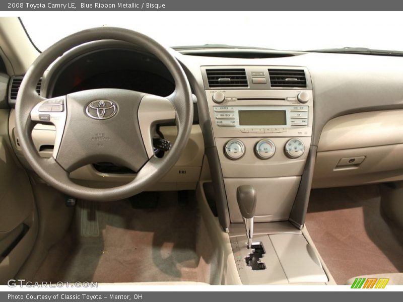 Blue Ribbon Metallic / Bisque 2008 Toyota Camry LE