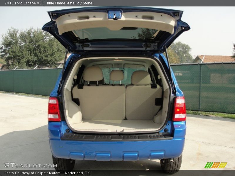 Blue Flame Metallic / Stone 2011 Ford Escape XLT