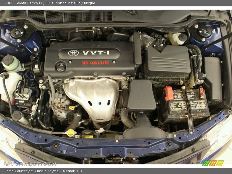 Blue Ribbon Metallic / Bisque 2008 Toyota Camry LE