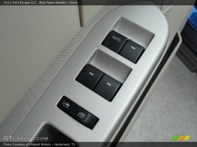 Blue Flame Metallic / Stone 2011 Ford Escape XLT