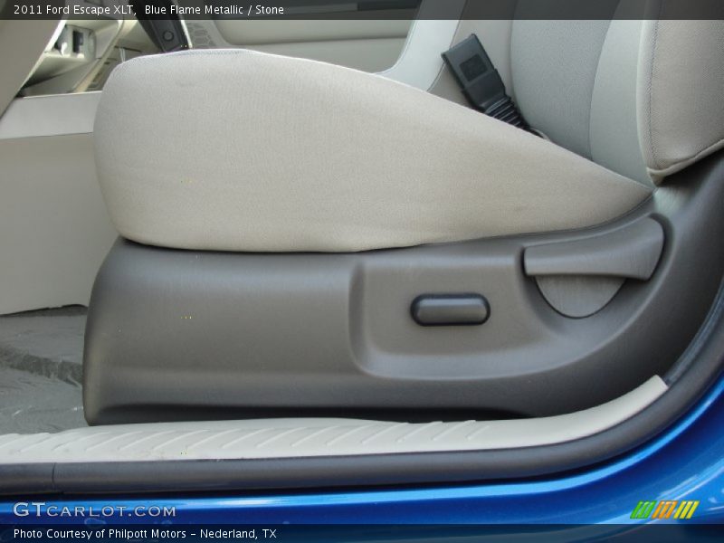 Blue Flame Metallic / Stone 2011 Ford Escape XLT