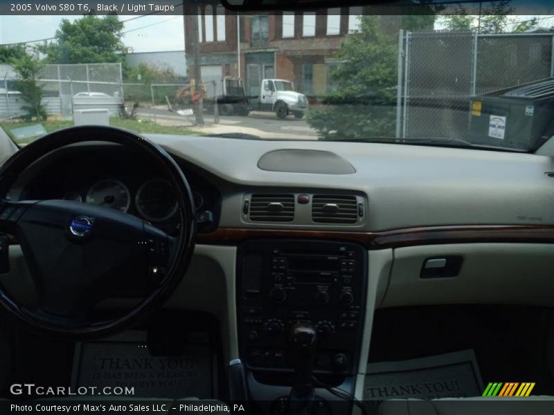 Black / Light Taupe 2005 Volvo S80 T6