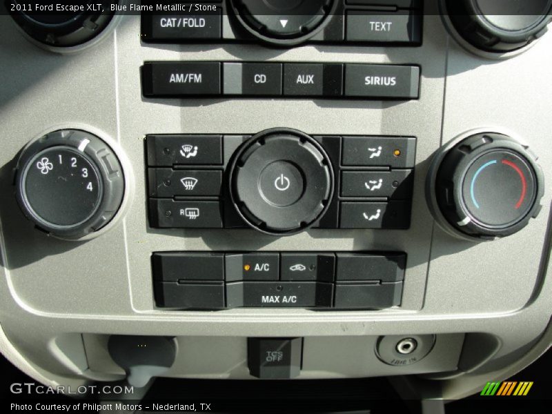 Blue Flame Metallic / Stone 2011 Ford Escape XLT