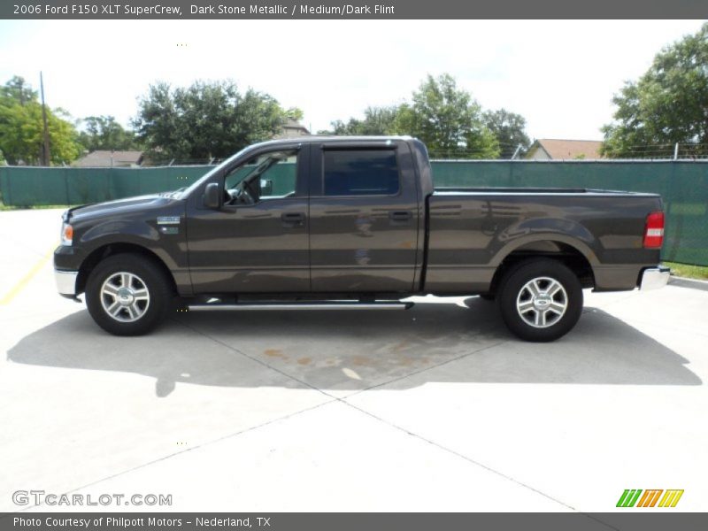 Dark Stone Metallic / Medium/Dark Flint 2006 Ford F150 XLT SuperCrew