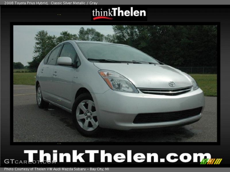 Classic Silver Metallic / Gray 2008 Toyota Prius Hybrid