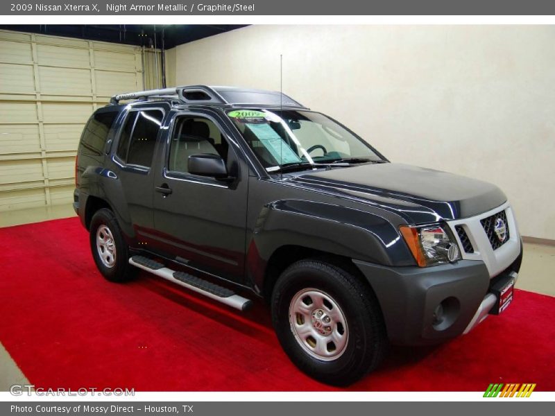 Night Armor Metallic / Graphite/Steel 2009 Nissan Xterra X