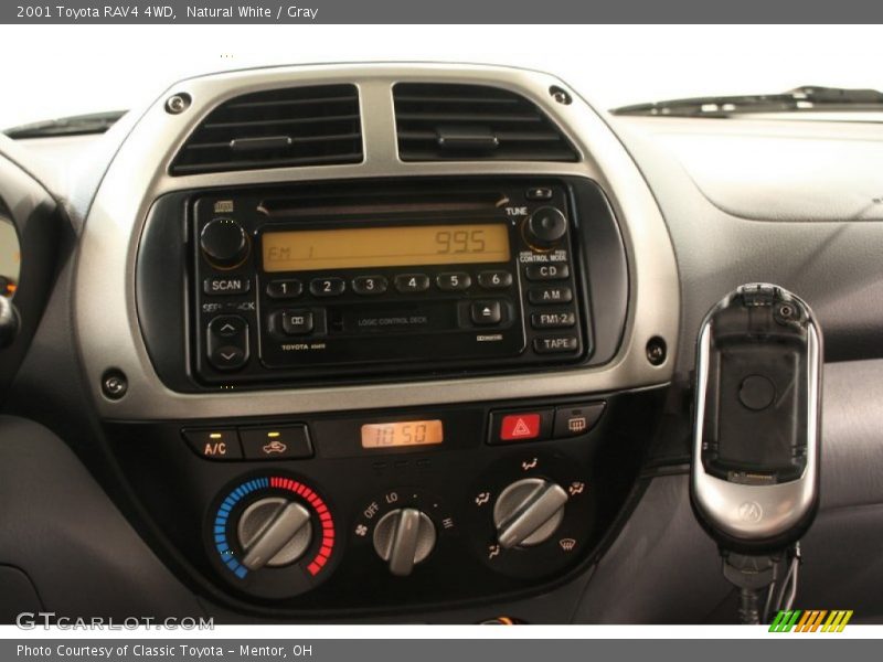 Natural White / Gray 2001 Toyota RAV4 4WD