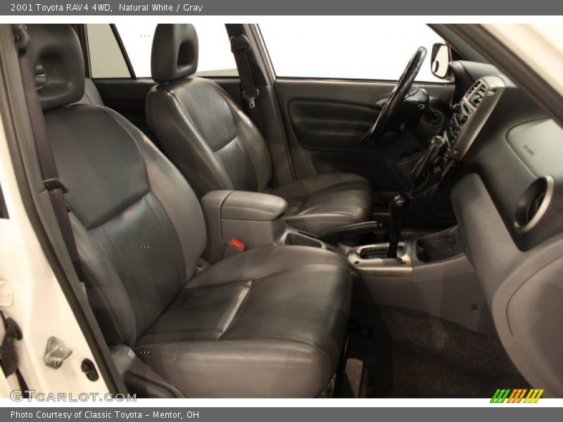 Natural White / Gray 2001 Toyota RAV4 4WD