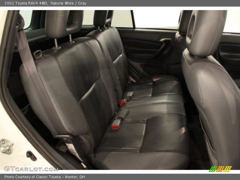 Natural White / Gray 2001 Toyota RAV4 4WD