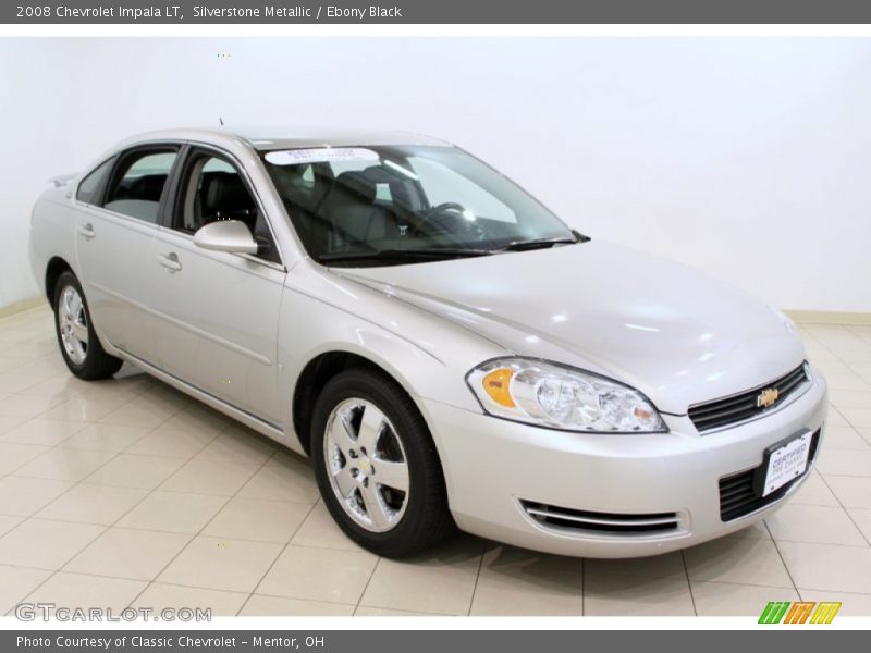 Silverstone Metallic / Ebony Black 2008 Chevrolet Impala LT