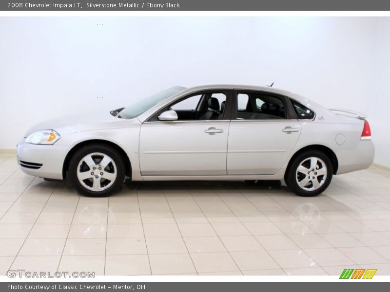 Silverstone Metallic / Ebony Black 2008 Chevrolet Impala LT