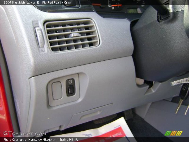 Rio Red Pearl / Gray 2006 Mitsubishi Lancer ES