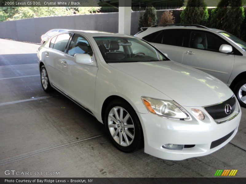 Crystal White / Black 2006 Lexus GS 300