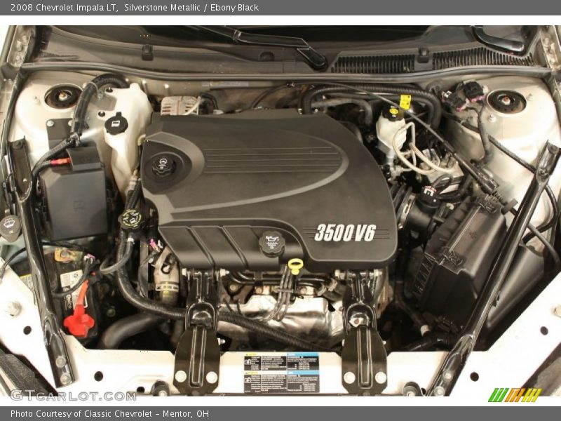 Silverstone Metallic / Ebony Black 2008 Chevrolet Impala LT
