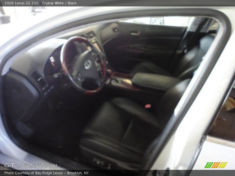 Crystal White / Black 2006 Lexus GS 300