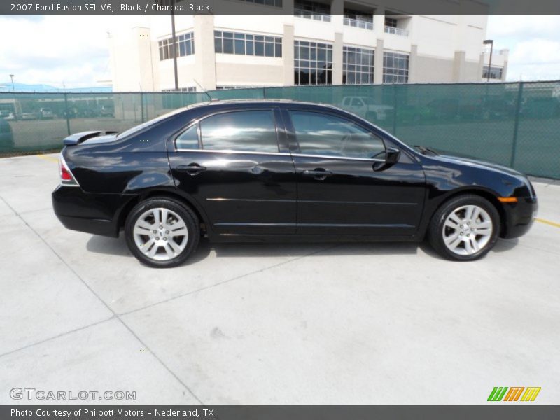 Black / Charcoal Black 2007 Ford Fusion SEL V6