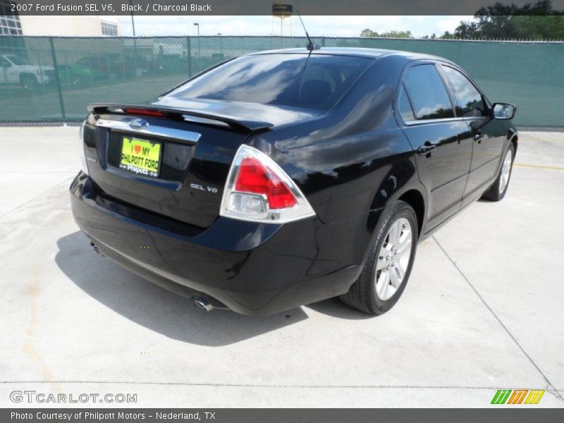 Black / Charcoal Black 2007 Ford Fusion SEL V6