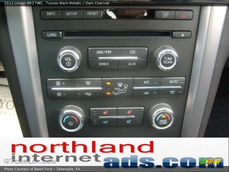 Tuxedo Black Metallic / Dark Charcoal 2011 Lincoln MKZ FWD