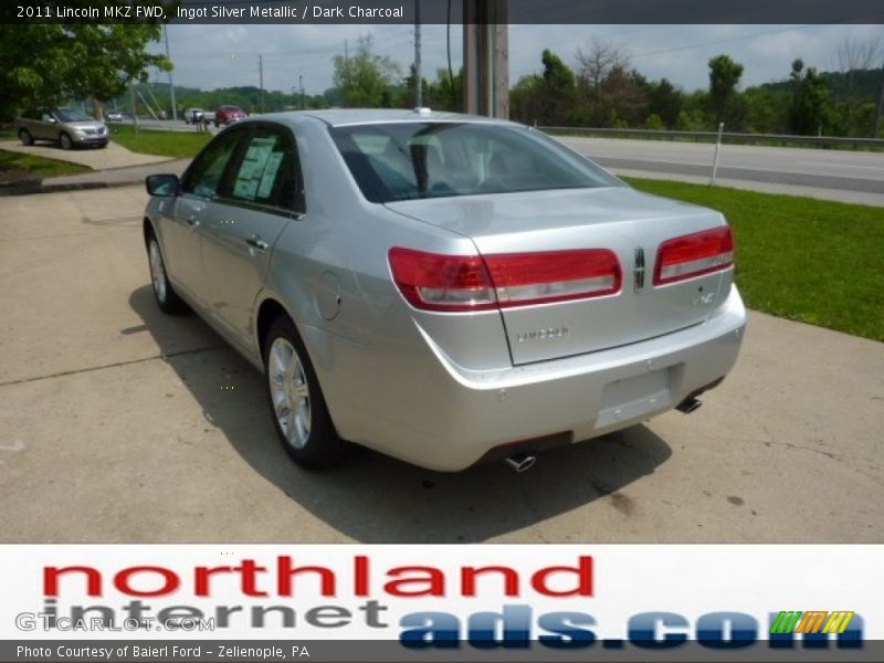 Ingot Silver Metallic / Dark Charcoal 2011 Lincoln MKZ FWD