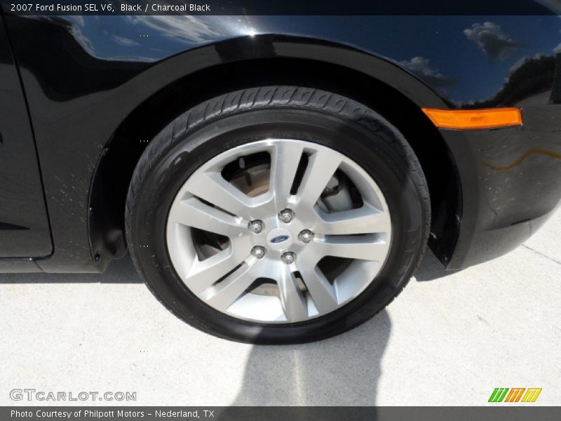Black / Charcoal Black 2007 Ford Fusion SEL V6