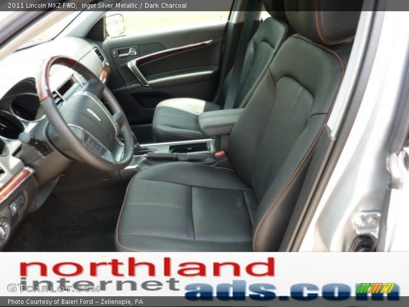 Ingot Silver Metallic / Dark Charcoal 2011 Lincoln MKZ FWD