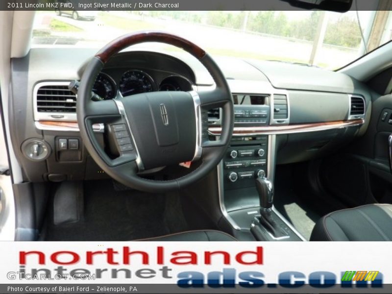 Ingot Silver Metallic / Dark Charcoal 2011 Lincoln MKZ FWD