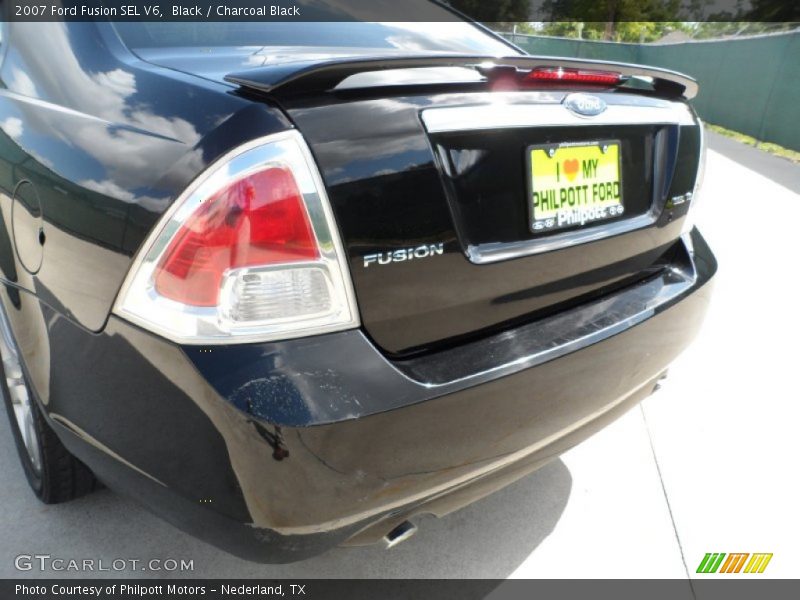 Black / Charcoal Black 2007 Ford Fusion SEL V6