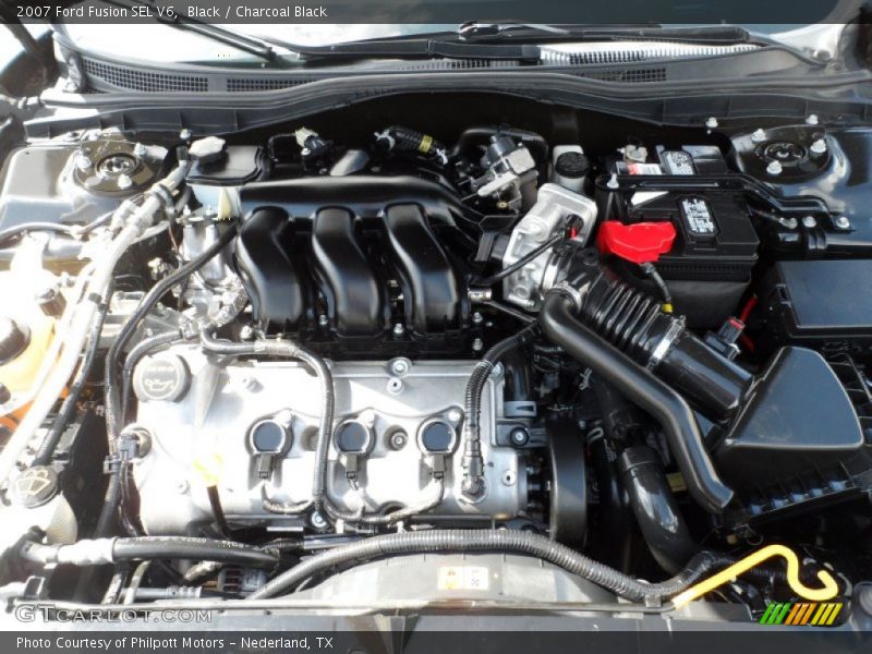 Black / Charcoal Black 2007 Ford Fusion SEL V6