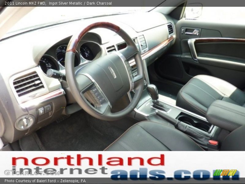 Ingot Silver Metallic / Dark Charcoal 2011 Lincoln MKZ FWD