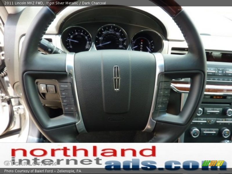 Ingot Silver Metallic / Dark Charcoal 2011 Lincoln MKZ FWD