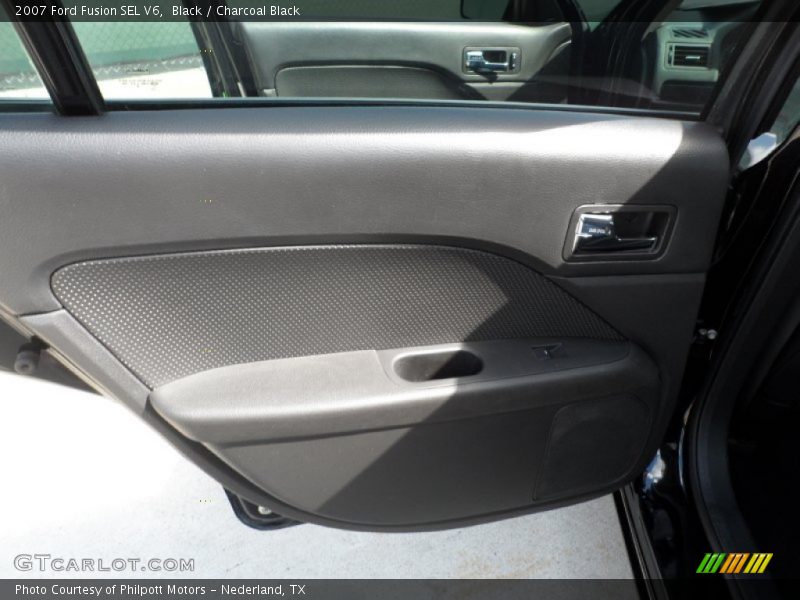 Black / Charcoal Black 2007 Ford Fusion SEL V6