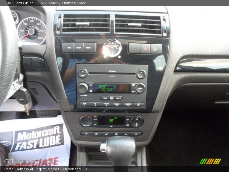 Black / Charcoal Black 2007 Ford Fusion SEL V6