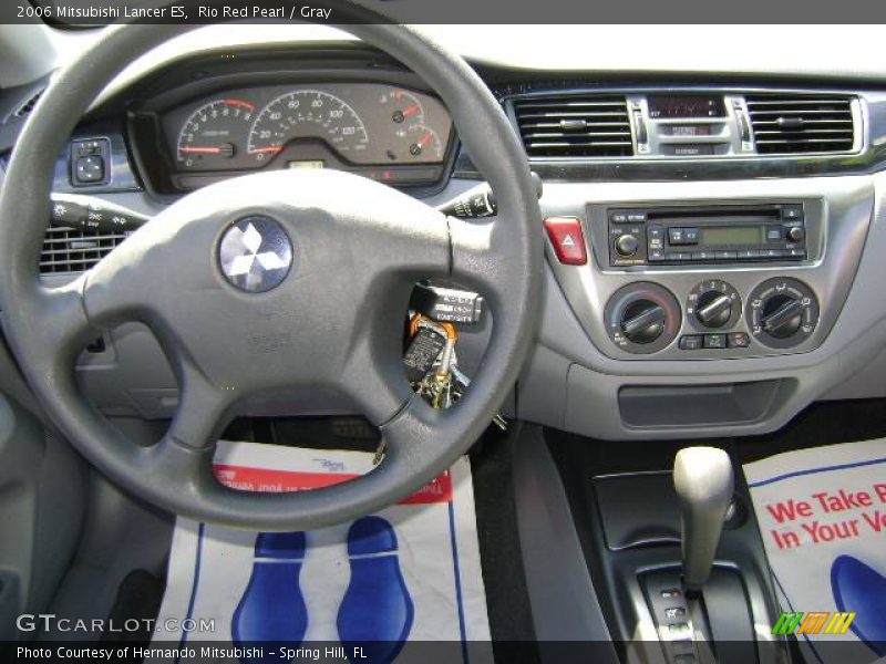 Rio Red Pearl / Gray 2006 Mitsubishi Lancer ES