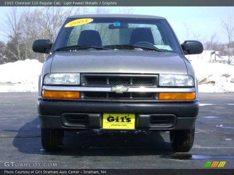 Light Pewter Metallic / Graphite 2003 Chevrolet S10 Regular Cab