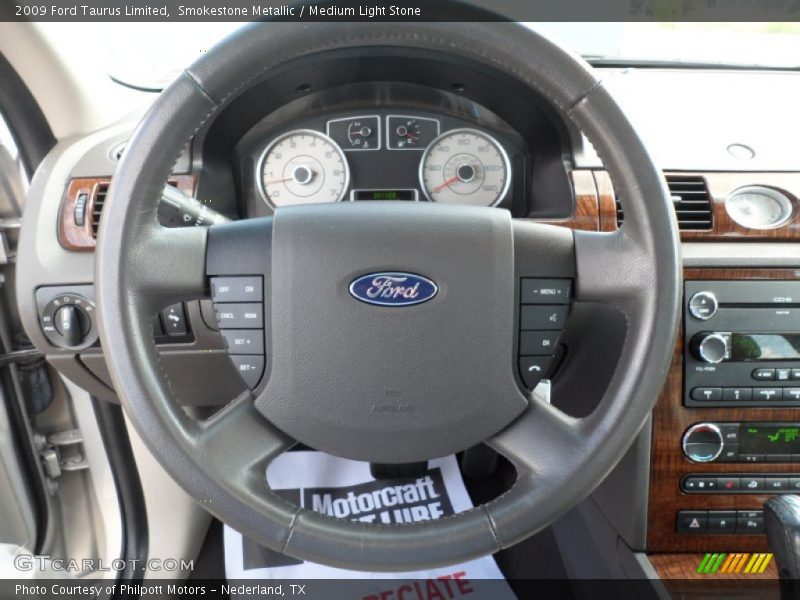 Smokestone Metallic / Medium Light Stone 2009 Ford Taurus Limited