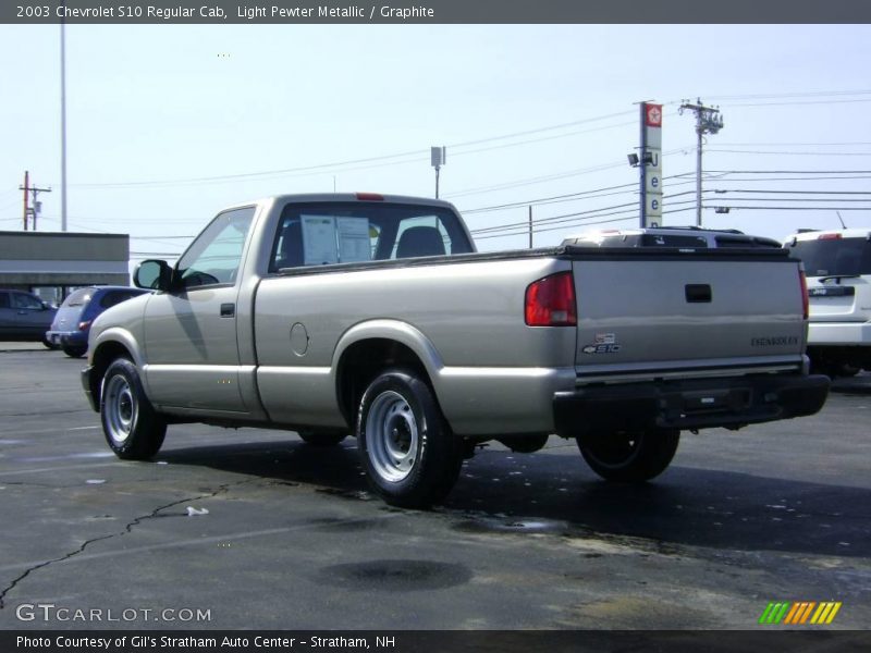 Light Pewter Metallic / Graphite 2003 Chevrolet S10 Regular Cab
