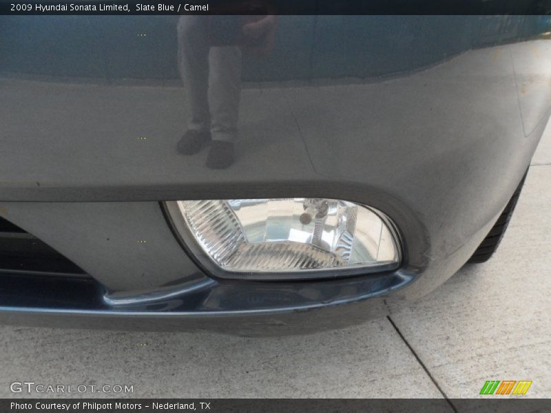 Slate Blue / Camel 2009 Hyundai Sonata Limited