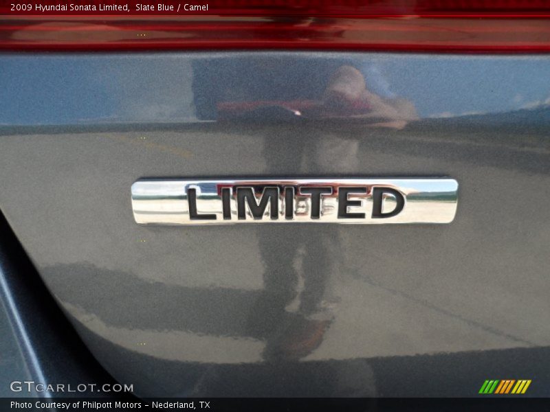 Slate Blue / Camel 2009 Hyundai Sonata Limited