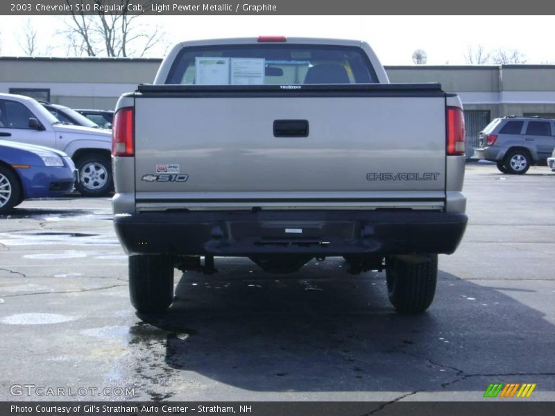 Light Pewter Metallic / Graphite 2003 Chevrolet S10 Regular Cab