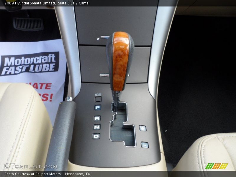 Slate Blue / Camel 2009 Hyundai Sonata Limited