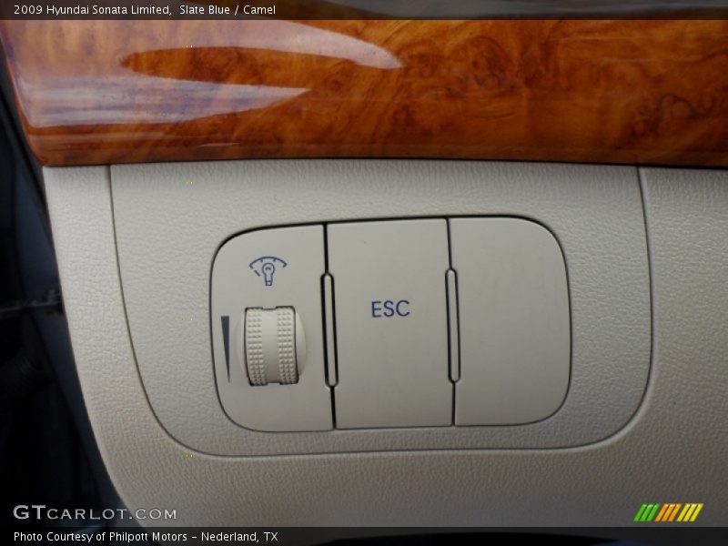 Slate Blue / Camel 2009 Hyundai Sonata Limited