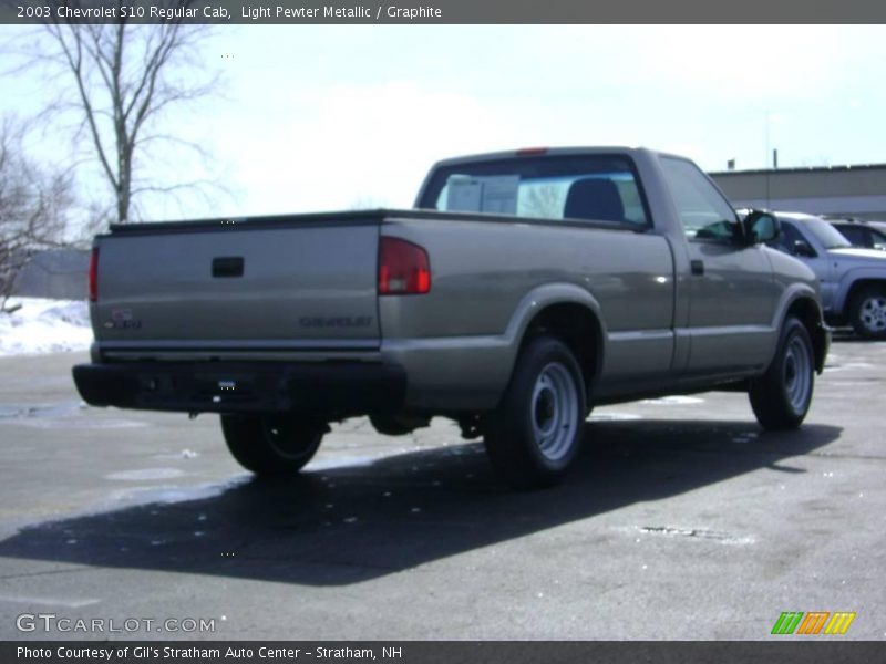 Light Pewter Metallic / Graphite 2003 Chevrolet S10 Regular Cab