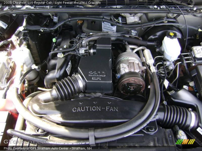 Light Pewter Metallic / Graphite 2003 Chevrolet S10 Regular Cab